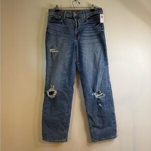 Old Navy Distressed Blue Jeans